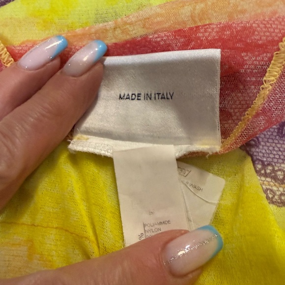 Gorgeous La Perla Ocean See thru Top size EURO 46 in EUC made in Italy - Picture 5 of 8